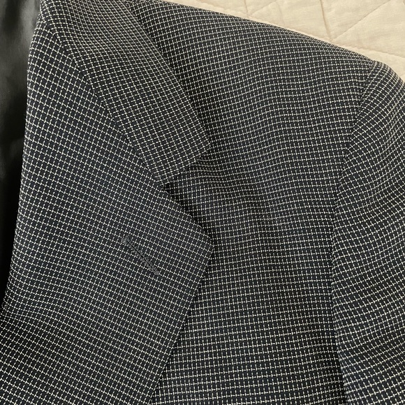 VESTIMENTA Made in Italy Vintage Textured Wool Blend Patch Pocket Jacket Size 40 - Picture 2 of 8